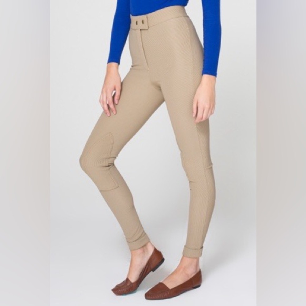American Apparel Beige Riding Pants S